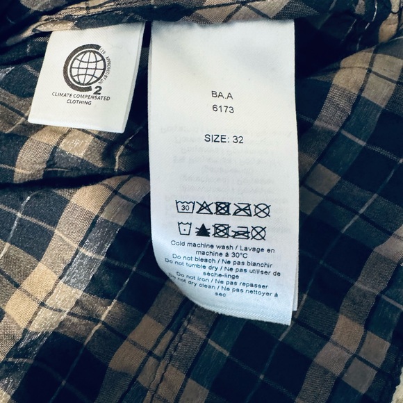 GANNI Ruched Check Blouse - Picture 5 of 5